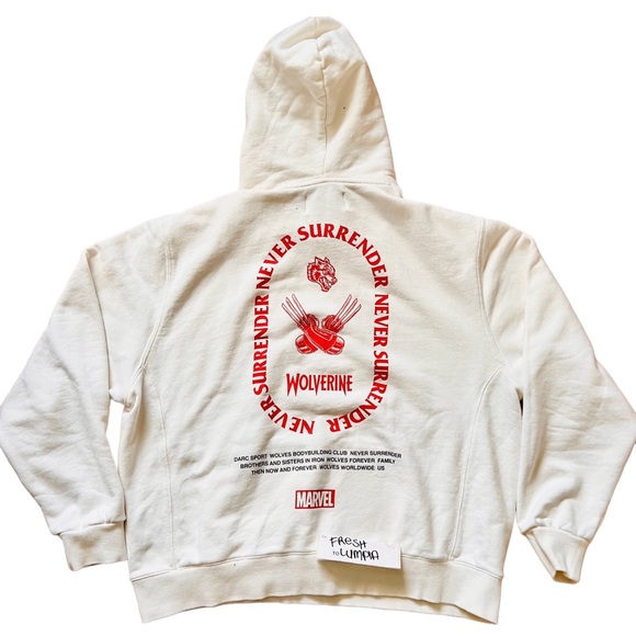 🔥RARE 2021 OG DROP🔥 MARVEL X WOLVERINE X DARC SPORT HOODIE SOLD TF OUT - Picture 1 of 2